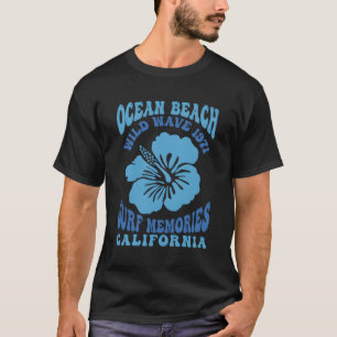 T-shirt Ocean Beach Wild Wave 1971 Surf souvenirs