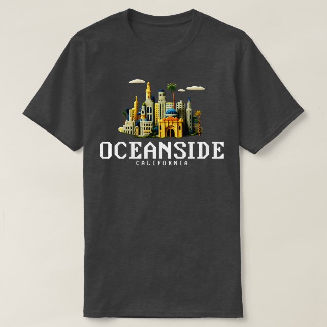 T-shirt Océan Californie (Design devant)