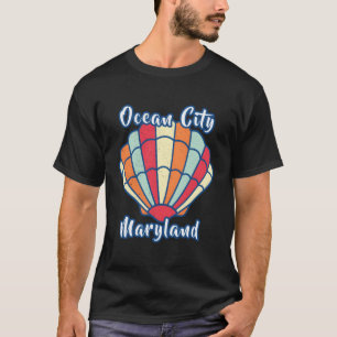 T-shirt Ocean City Maryland Beach Seashell Scallé Shell