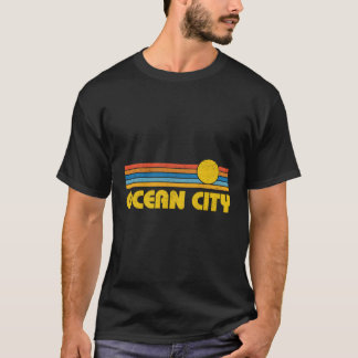 T-shirt Ocean City Maryland Vintage Été Rétro Retour