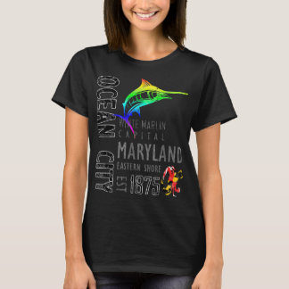 T-shirt Ocean City Maryland White Marlin Capital Eastern S