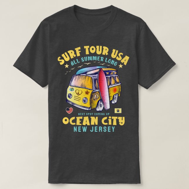T-shirt Ocean City New Jersey (Design devant)