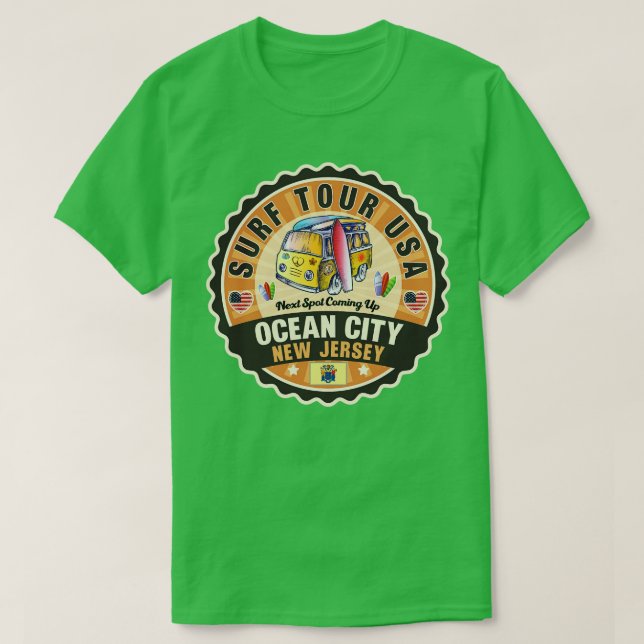 T-shirt Ocean City New Jersey 2 (Design devant)