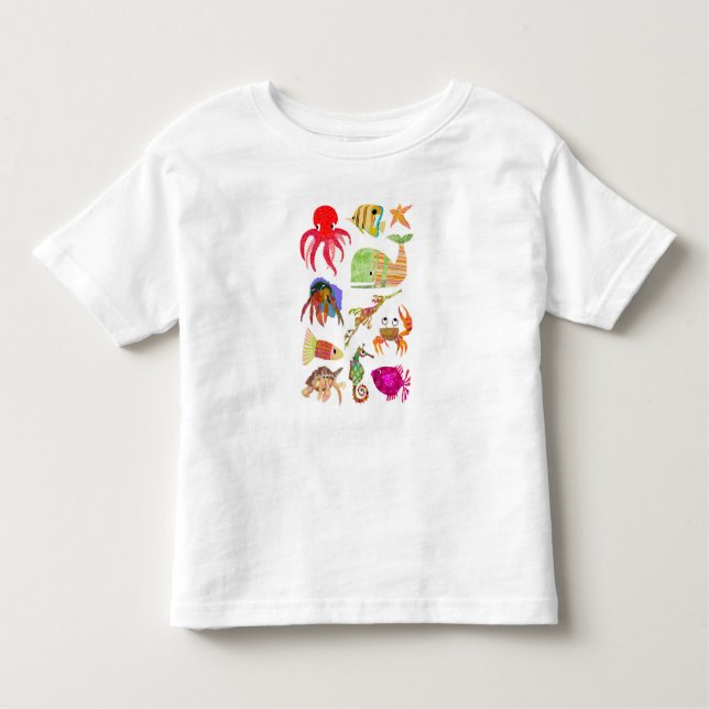 T-shirt Ocean Friends, Crabe et Octopus (Devant)