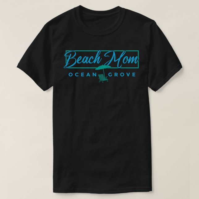 T-shirt Ocean Grove Beach Maman (Design devant)