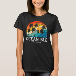T-shirt Ocean Isle Beach North Carolina Palm Tree Beach So