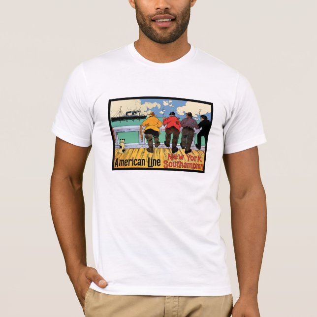 T-shirt Ocean LINER à New York (Devant)