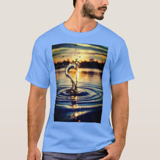 T-shirt Ocean Love Connection - Demi-Coeur Imagination.