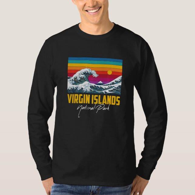 T-shirt Ocean National Park Virgin Islands St. John Sailor (Devant)