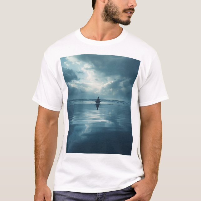 T-shirt 🌊 Ocean of Stillness: Nirvana Beyond Turbulence (Devant)