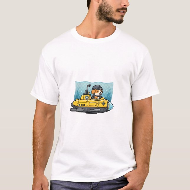 T-shirt Ocean Pup Voyage (Devant)