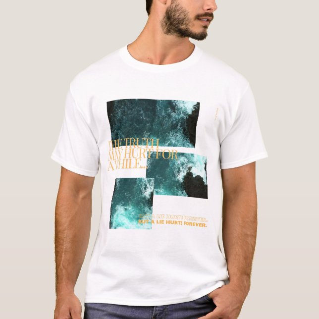 t-shirt ocean quotes (Devant)