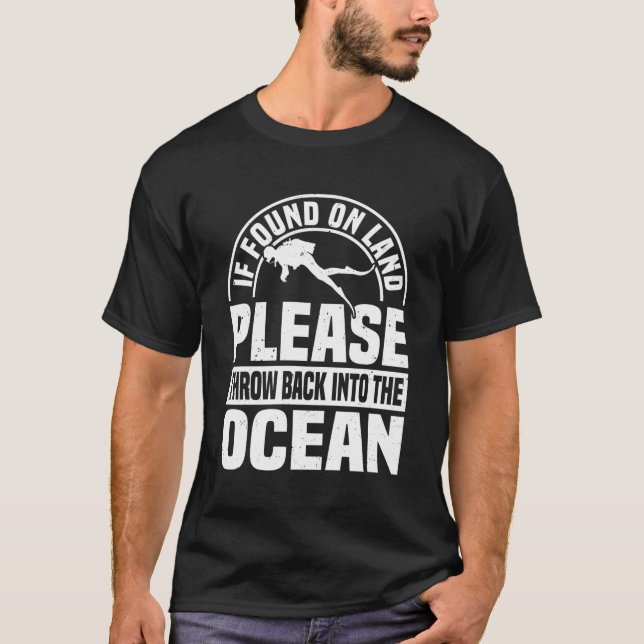 T-shirt Ocean Scuba Diver Plongée sous-marine (Devant)