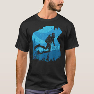 T-shirt Ocean Scuba Plongée sous l'eau Plongée plongée