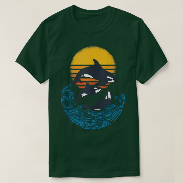 T-shirt Ocean Wildlife Orcas Killer Whale Débardeur de req (Design devant)