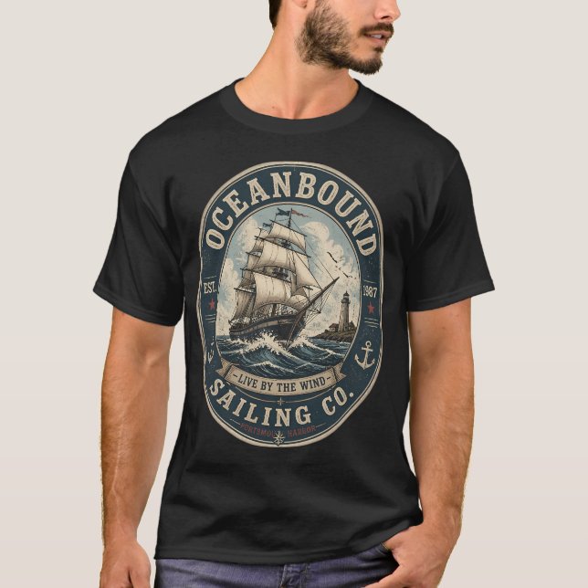 T-Shirt Oceanbound Sailing Co (Devant)