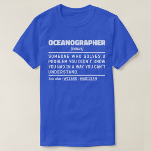 T-shirt Océanographe Noun Scientifique Ouvrier Océan