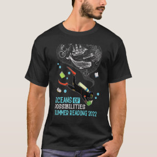 T-shirt Océans De Possibilités Animal Marin Poisson Été Ré