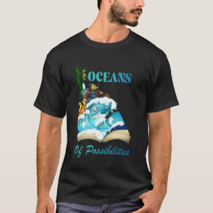 T-shirt Océans De Possibilités Animal Marin Poisson Été Ré