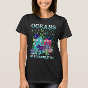 T-shirt Océans de Possibilités Animaux Marins Lecture d'Ét
