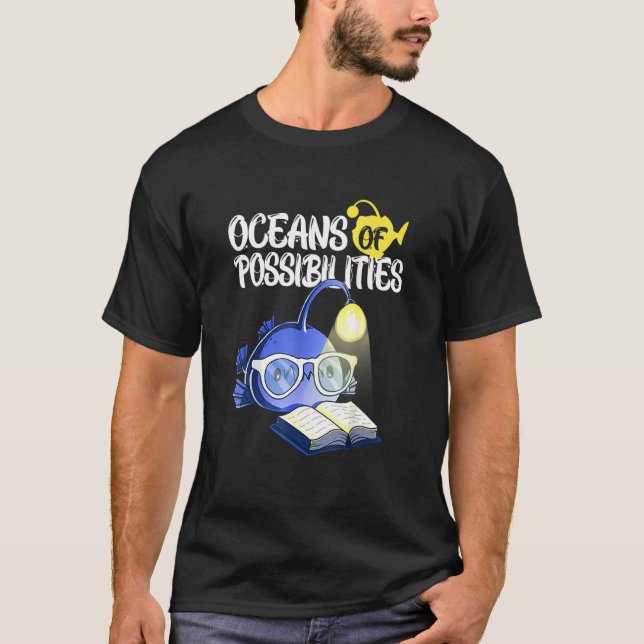 T-shirt Océans Des Possibilités Lecture Été 2022 Angler (Devant)