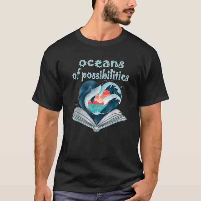 T-shirt Océans Des Possibilités Lecture Été 2022 Bibliothè (Devant)