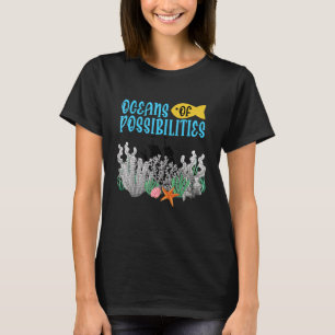 T-shirt Océans Des Possibilités Lecture Été 2022 Corail