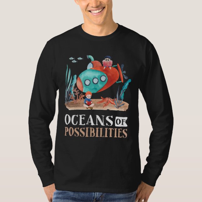 T-shirt Océans Des Possibilités Lecture Été 2022 Libra (Devant)