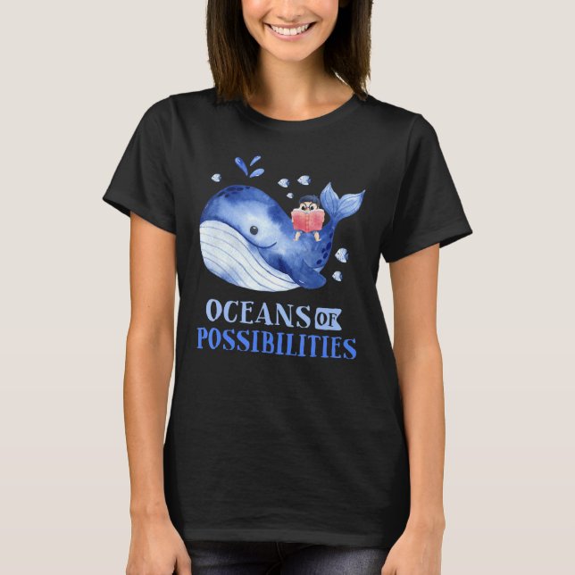 T-shirt Océans Des Possibilités Lecture Été 2022 Libra (Devant)