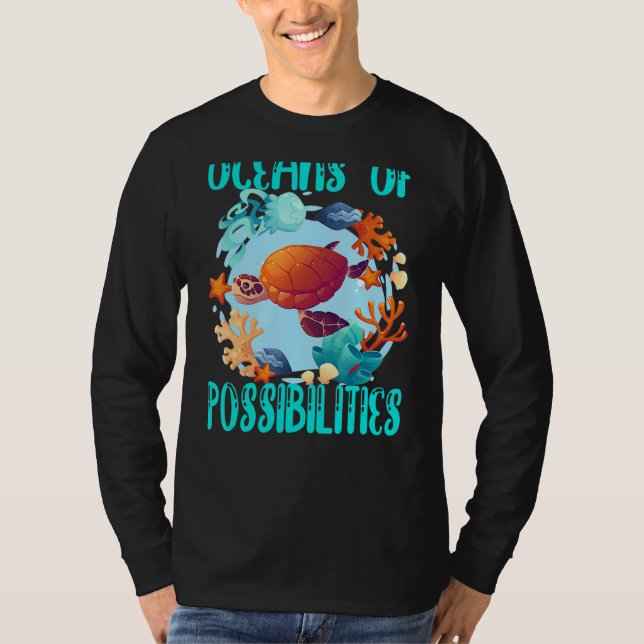 T-shirt Océans Des Possibilités Lecture Été 2022 Mer Tu (Devant)