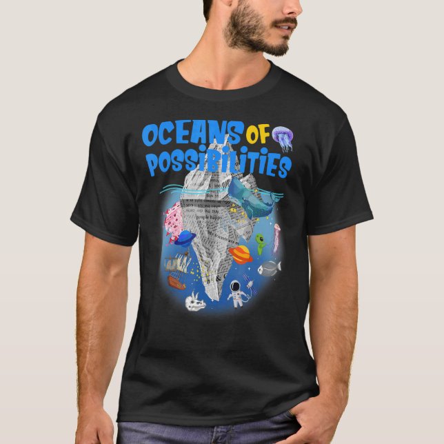 T-shirt Océans Des Possibilités Lecture Été 2022 Poisson A (Devant)