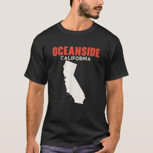 T-shirt Oceanside California USA State America Travel Cali