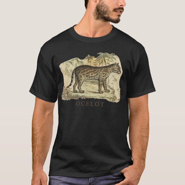 T-shirt Ocelot vintage (Devant)