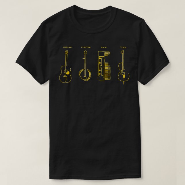 T-shirt Ocher instruments Mumford et Sons (Design devant)