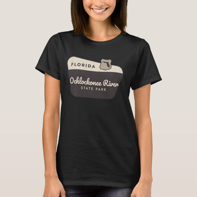 T-shirt Ochlockonee River State Park Floride Affiche de bi (Devant)