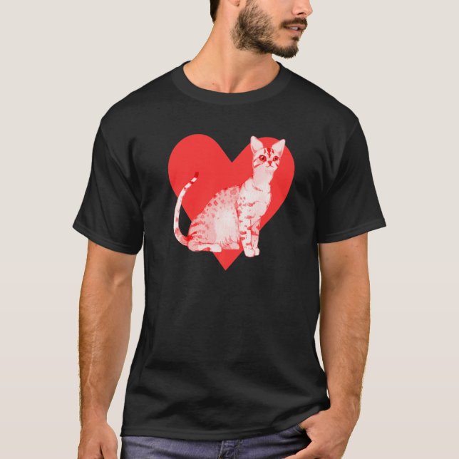 T-shirt Ocicat Cat (Devant)
