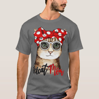 T-shirt Ocicat Chat Chemise Ocicat Chat Maman Bandana