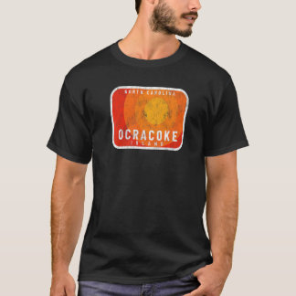 T-shirt Ocracoke Island NC Vacances d'été Soleils Chauds