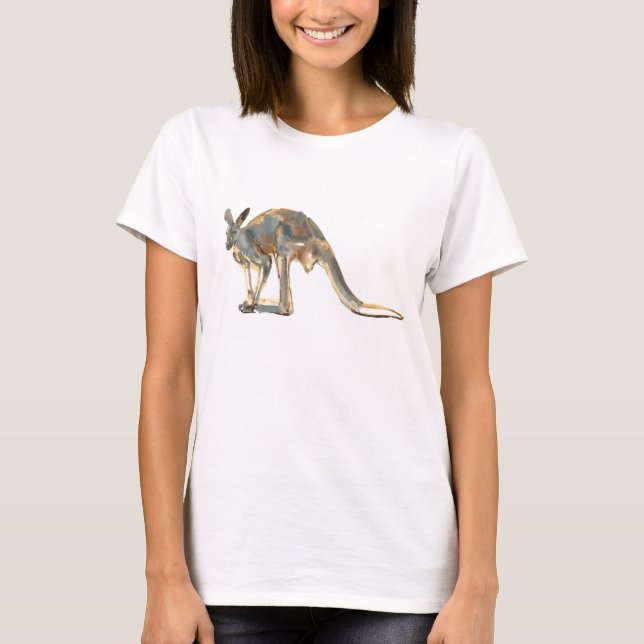 T-shirt Ocre épousseté (Devant)