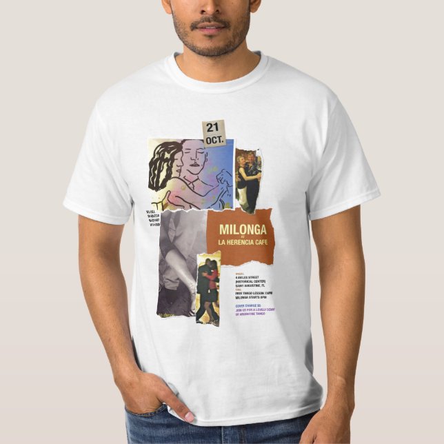 T-shirt Oct. Milonga (Devant)