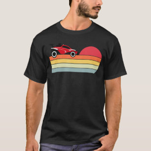 T-shirt Octane Rocket Soccer Retro Sunset Distressed Graph