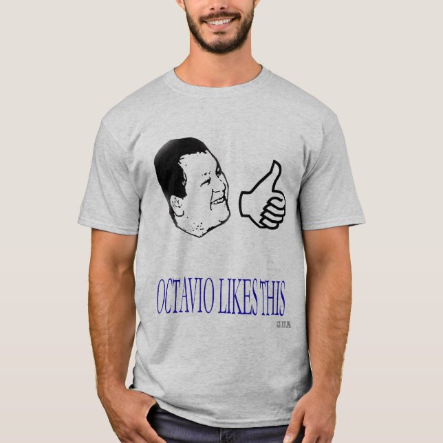 T-shirt Octavio aime ceci (Devant)