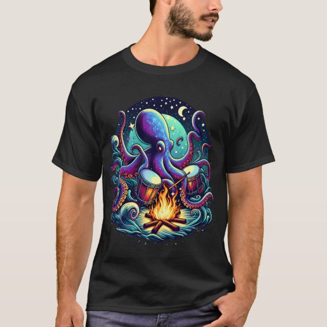 T-shirt Octo-Beats par le feu (Devant)