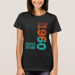 T-shirt Octobre 1960 Année 1960 Rétro 1960 Vintage 1960 De