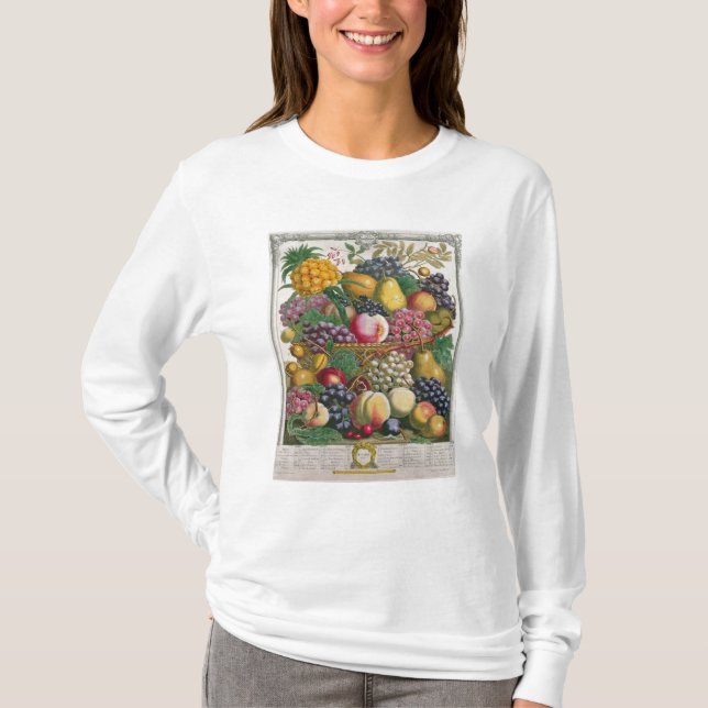T-shirt Octobre, de 'douze mois de fruits (Devant)
