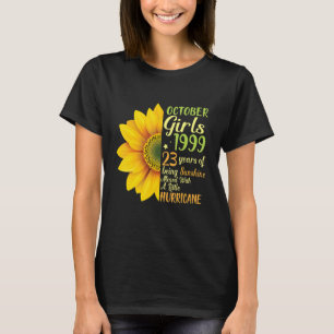 T-shirt Octobre Filles 1999 23 Ans Être Soleil Mélangé A