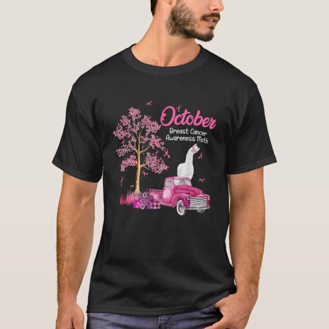 T-shirt Octobre Mois de sensibilisation au cancer du sein  (Devant)