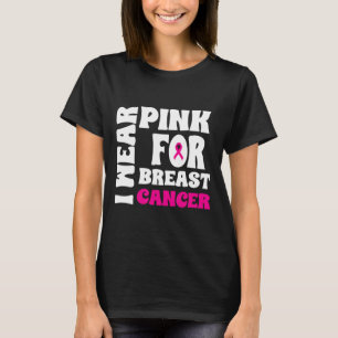T-shirt Octobre Nous Portons Pink Breast Cancer Sensibilis