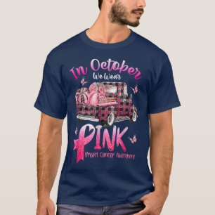 T-shirt Octobre Nous Portons Pink Breast Cancer Sensibilis