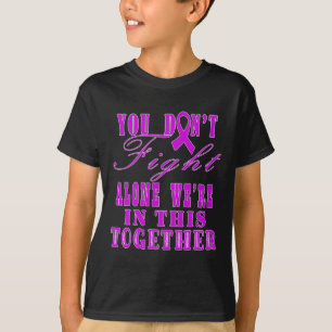 T-shirt Octobre Nous Portons Une Conscience Rose Du Cancer